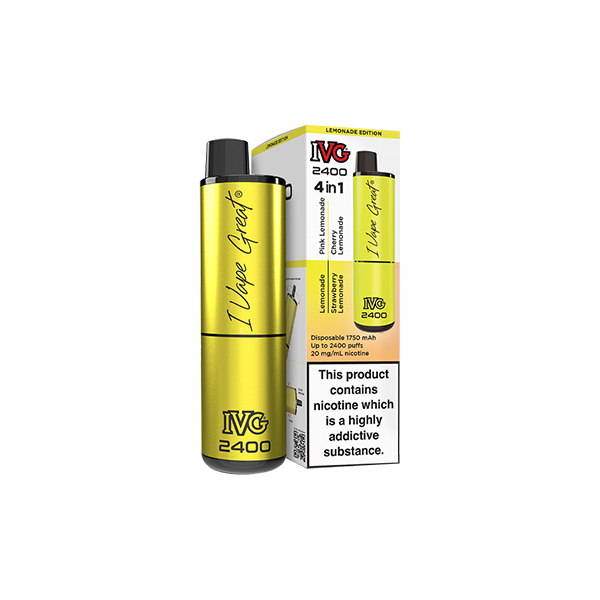 20mg I VG 2400 Disposable Vapes 2400 Puffs - 4 in 1 Multi-Edition