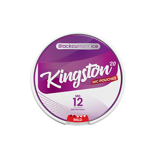 12mg Kingston Nicotine Pouches - 20 Pouches