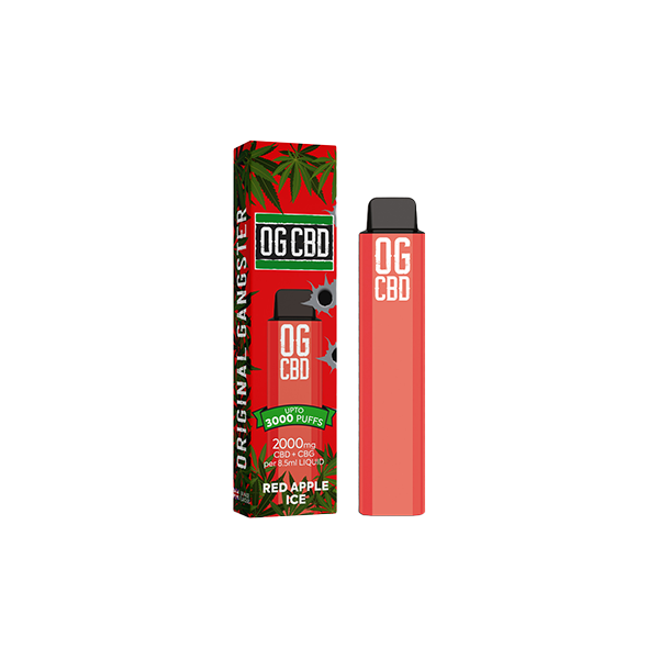 Darwin CBD OG CBD 2000mg Disposable Vape 3000 Puffs