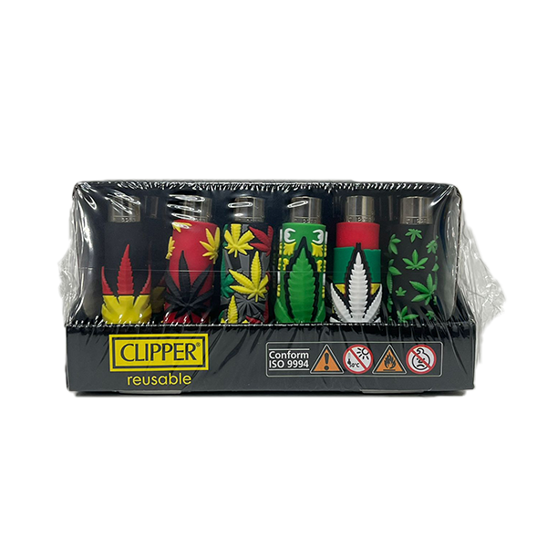 30 Clipper Reusable CP21R Pop Covers Flint Weed Mix Lighters - FCB5T007UKH